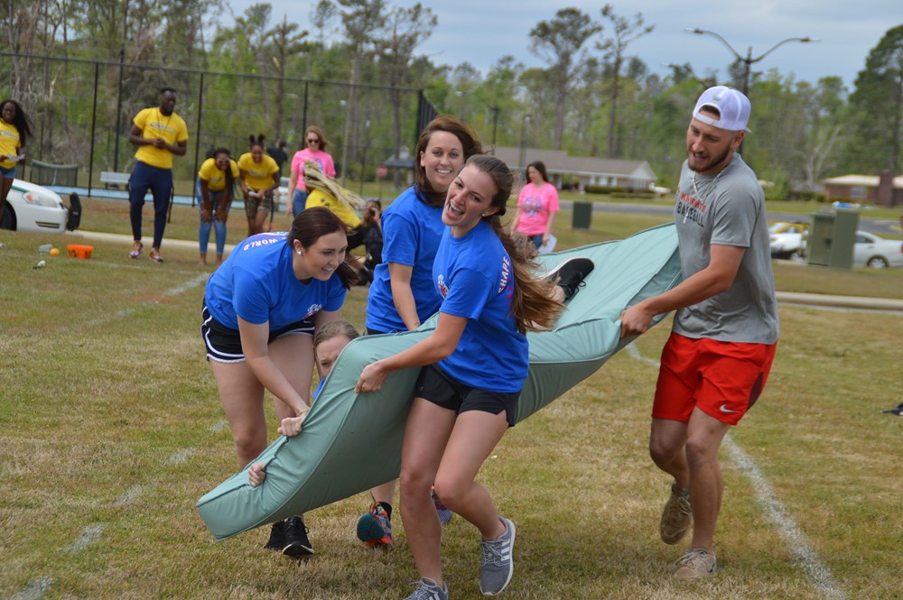 Students at a Relay